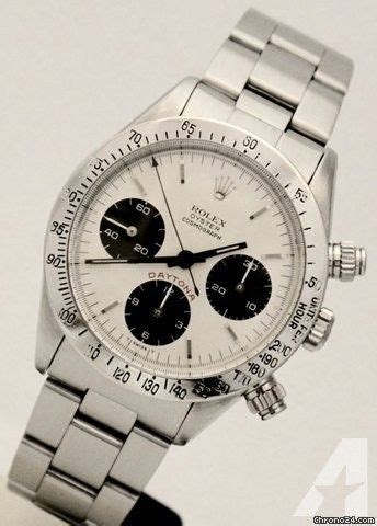 rolex daytona 6265 chrono steel white dial red 1979|ROLEX .